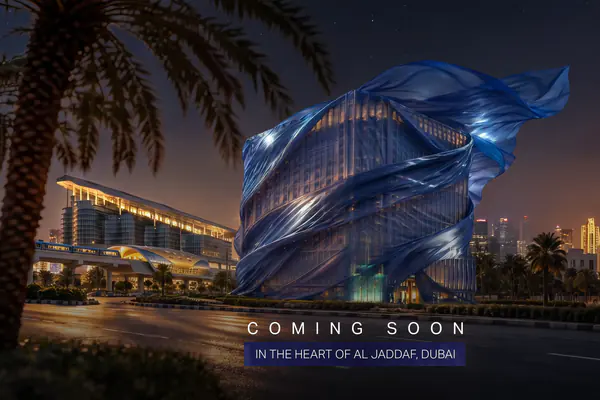 Developer render of Binghatti Starfall, a Binghatti project in Al Jaddaf.