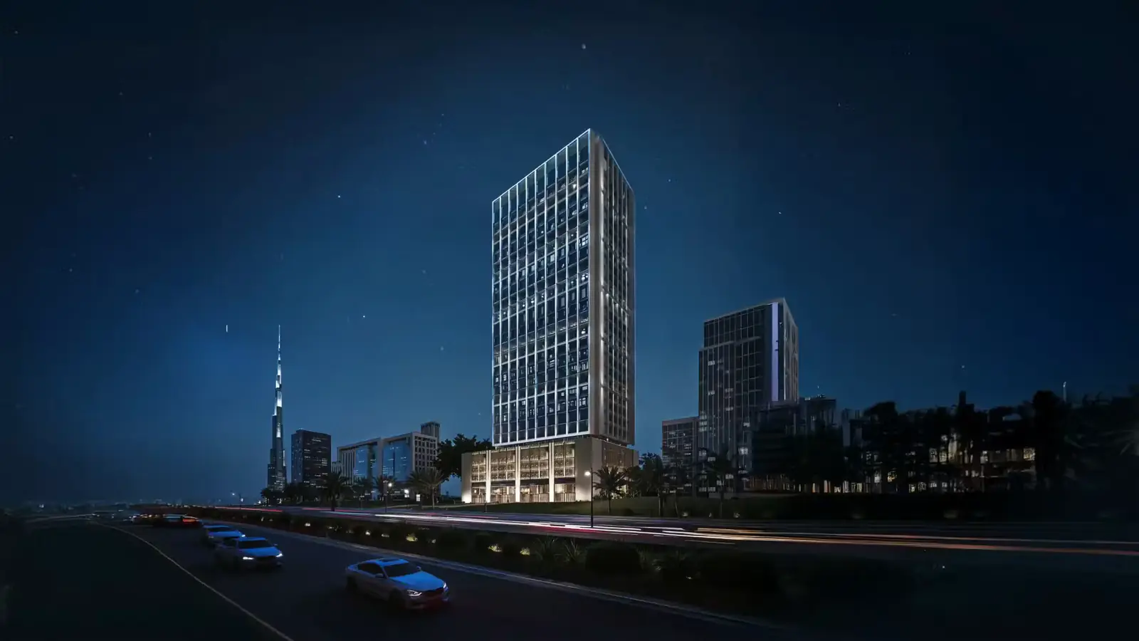 Developer render of Binghatti Twilight, a Binghatti project in Al Jaddaf.