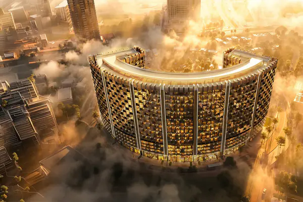 Developer render of Binghatti Wraith, a Binghatti project in Al Jaddaf.