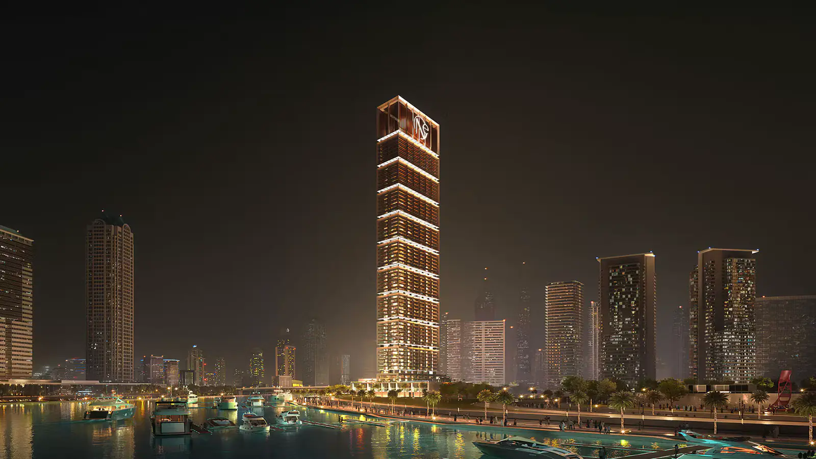 Developer render of One by Binghatti, a Binghatti project in Business Bay.