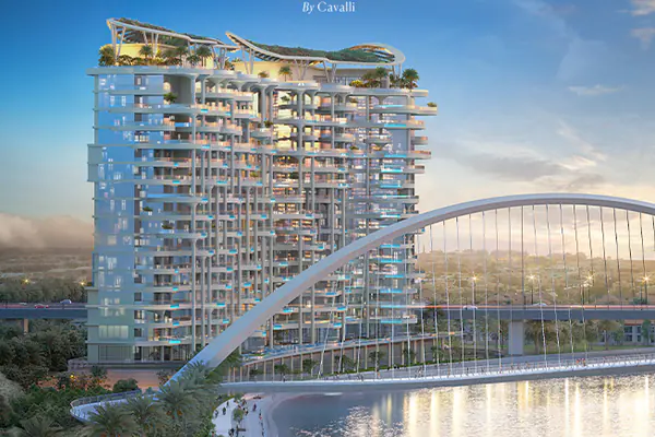 Developer render of Couture by Cavalli, a DAMAC project in Dubai Canal.