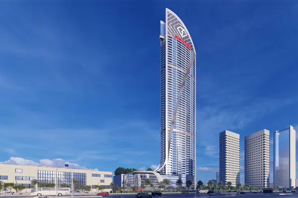 Developer render of FASHIONZ, a Danube project in Jumeirah Village Triangle.