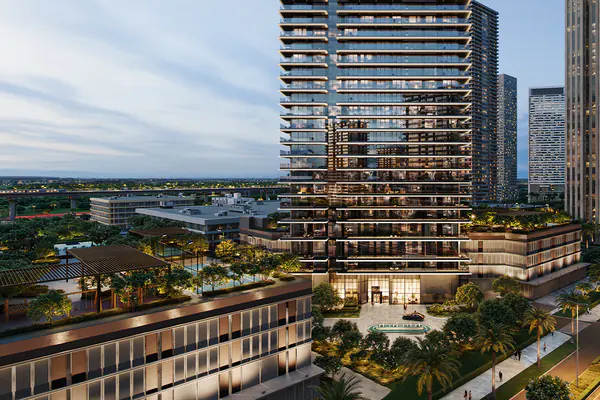 Developer render of Albero at Dubai Creek Harbour, an Emaar project in Dubai Creek Harbour.