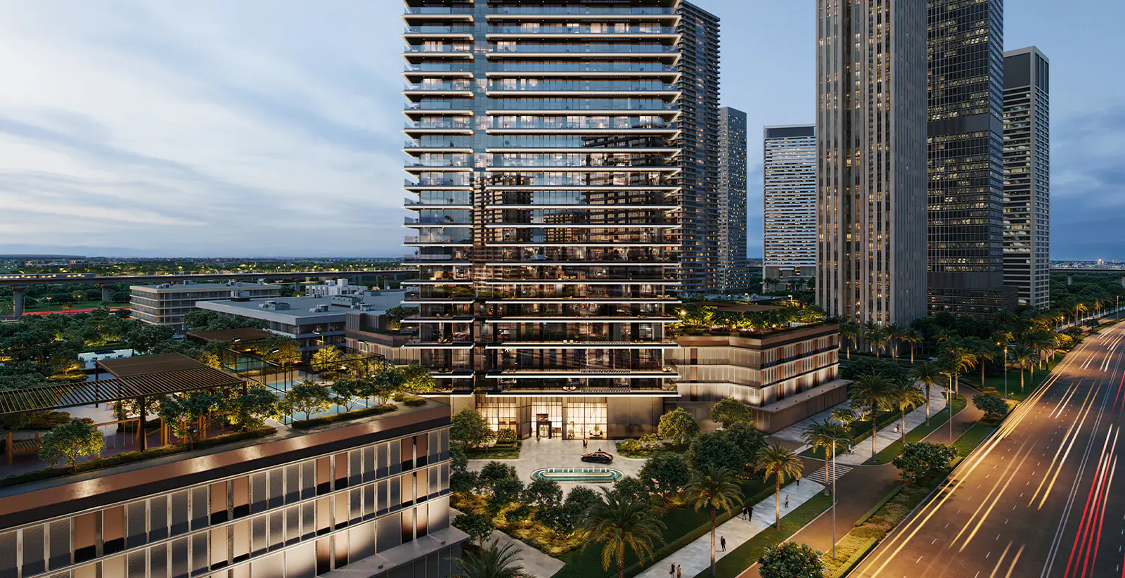 Developer render of Albero at Dubai Creek Harbour, an Emaar project in Dubai Creek Harbour.