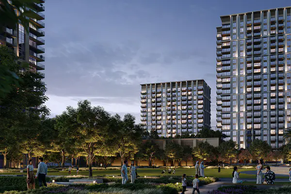 Developer render of Altus at Dubai Creek Harbour, an Emaar project in Dubai Creek Harbour.