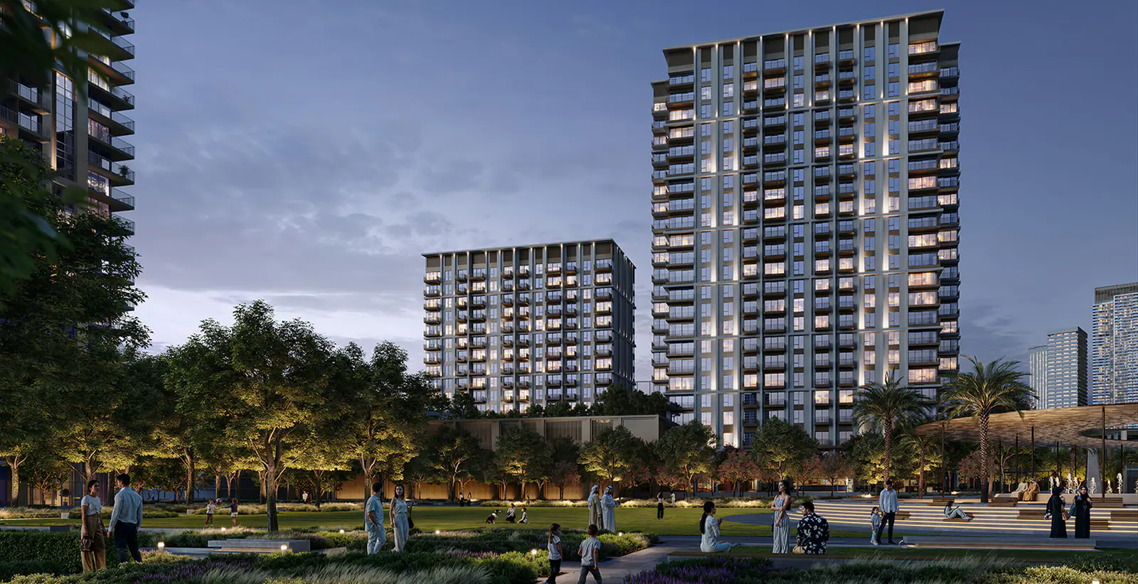 Developer render of Altus at Dubai Creek Harbour, an Emaar project in Dubai Creek Harbour.