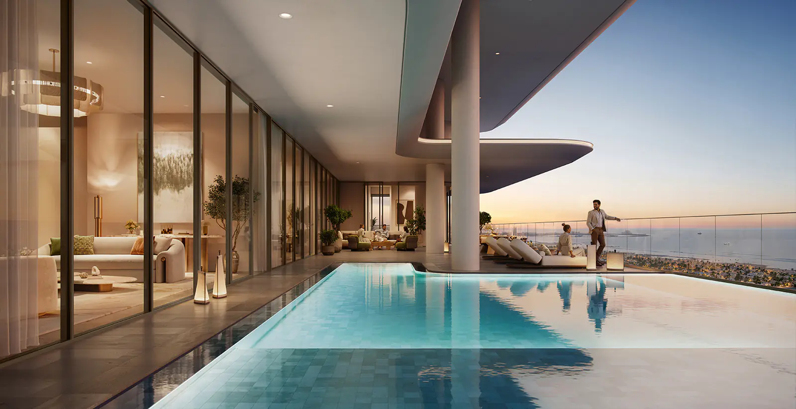 Developer render of Avarra by Palace, an Emaar project in Downtown Dubai.