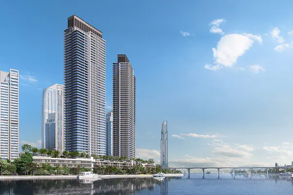 Developer render of Creek Waters 2 at Dubai Creek Harbour, an Emaar project in Dubai Creek Harbour.