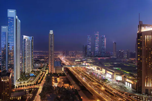 Developer render of Downtown Views II at Downtown Dubai, an Emaar project in Downtown Dubai.