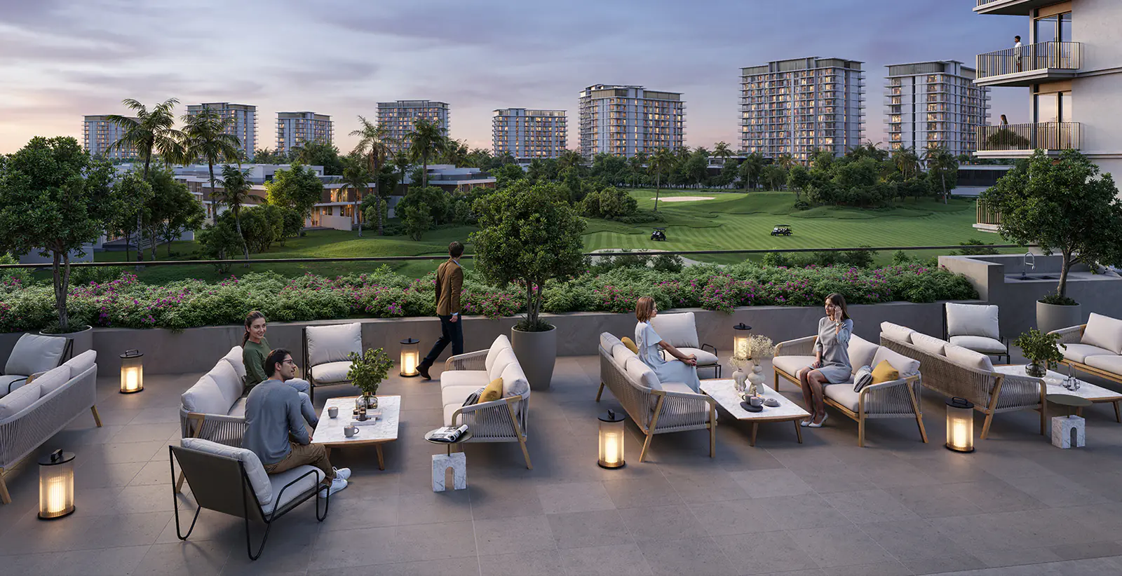 Developer render of Golf Dale at Emaar South, an Emaar project in Emaar South.