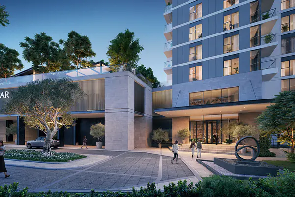 Developer render of Golf Hillside at Dubai Hills Estate, an Emaar project in Dubai Hills Estate.