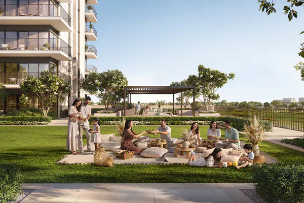 Developer render of Golf Vale, an Emaar project in Emaar South.