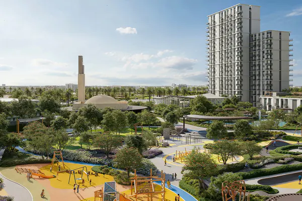 Developer render of Hillsedge at Dubai Hills Estate, an Emaar project in Dubai Hills Estate.