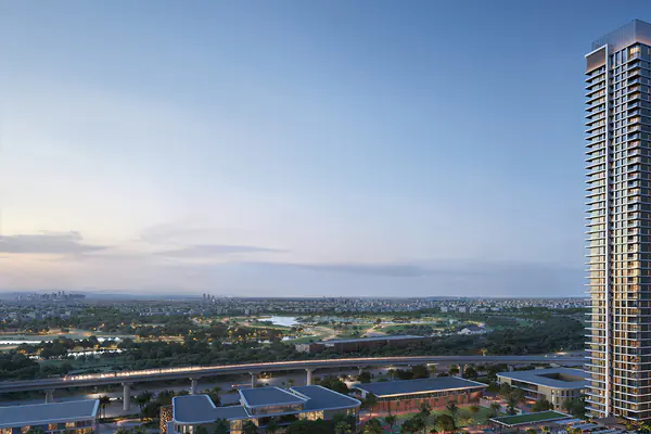 Developer render of Lyvia by Palace, an Emaar project in Dubai Creek Harbour.