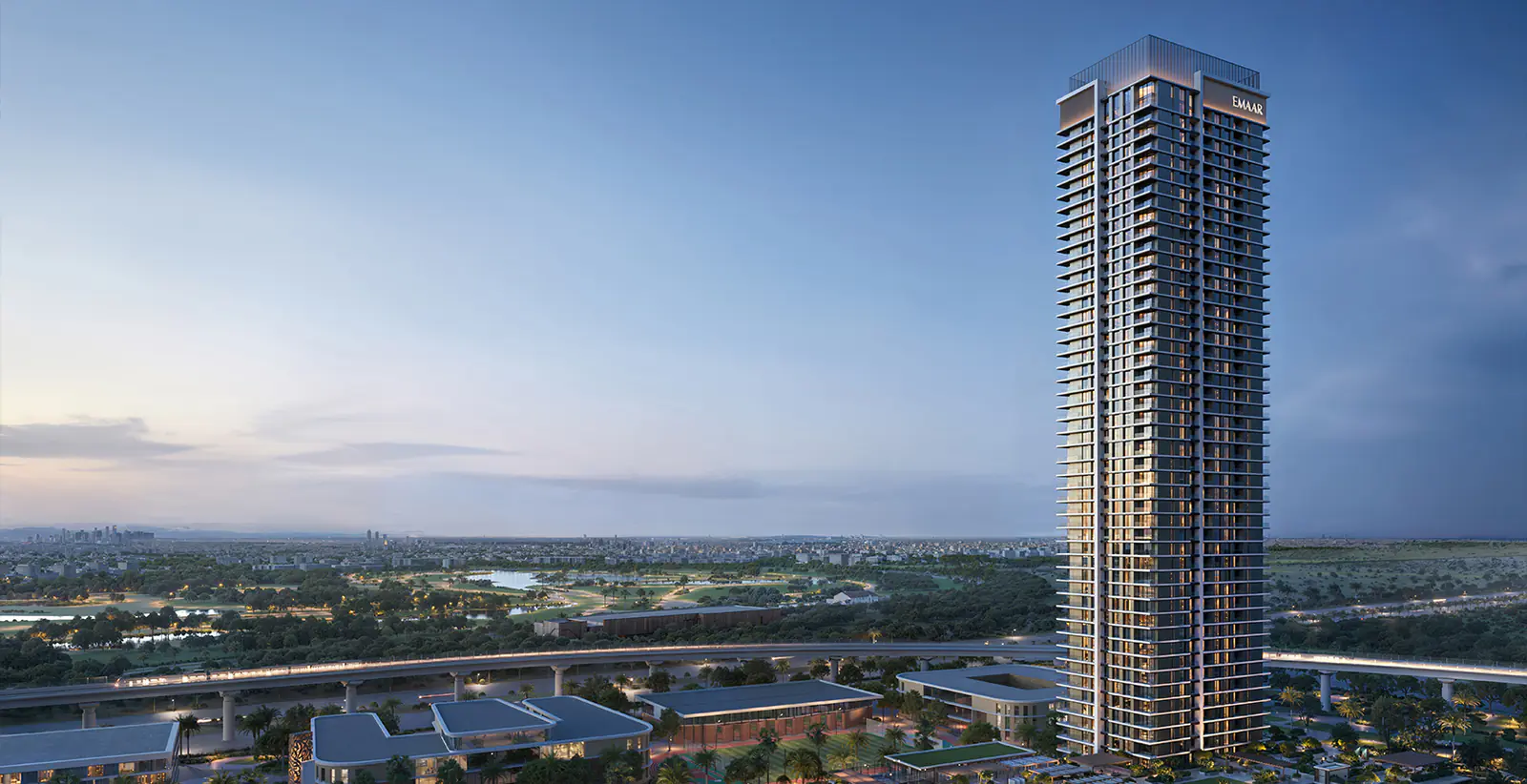 Developer render of Lyvia by Palace, an Emaar project in Dubai Creek Harbour.