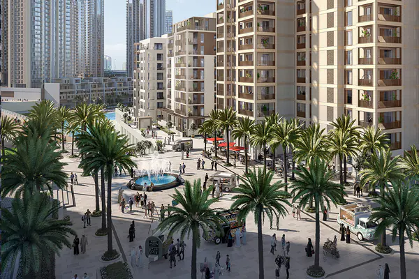 Developer render of MANGROVE at Dubai Creek Harbour, an Emaar project in Dubai Creek Harbour.