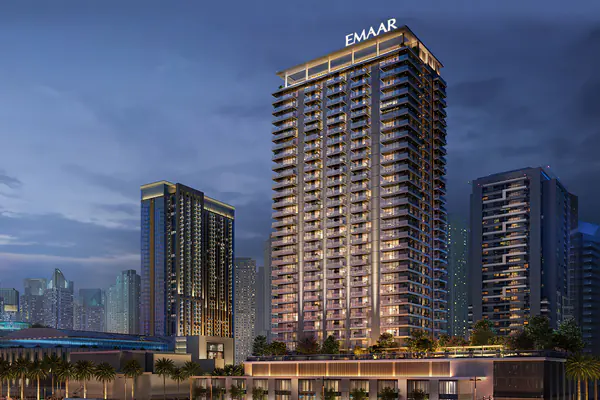 Developer render of Marina Cove at Dubai Marina, an Emaar project in Dubai Marina.