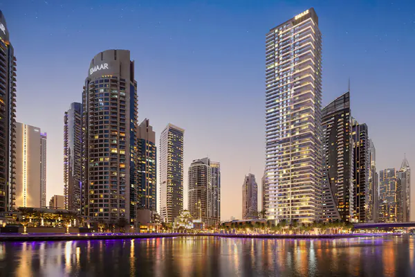 Developer render of Marina Shores at Dubai Marina, an Emaar project in Dubai Marina.