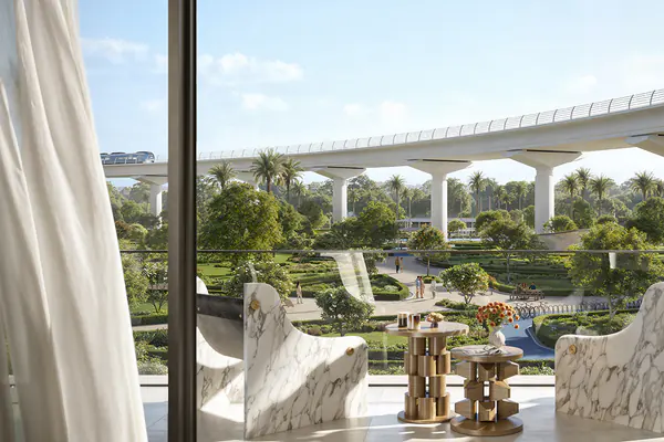 Developer render of Montiva by Vida at Dubai Creek Harbour, an Emaar project in Dubai Creek Harbour.