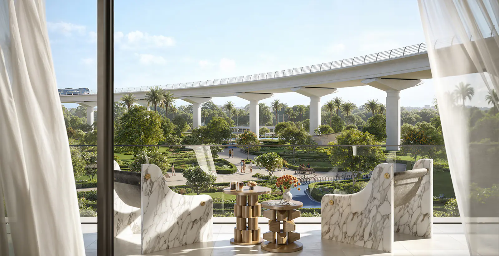 Developer render of Montiva by Vida at Dubai Creek Harbour, an Emaar project in Dubai Creek Harbour.