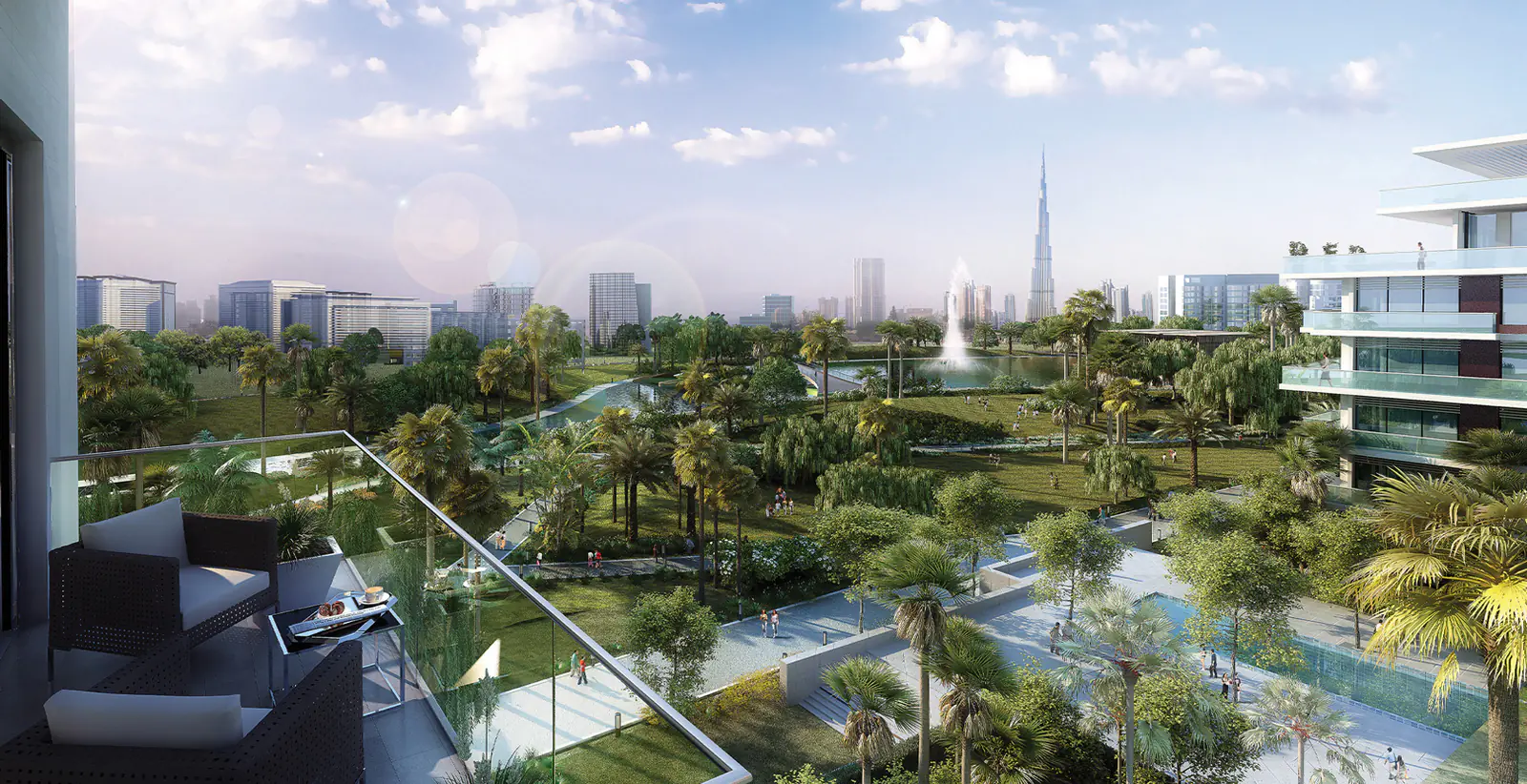 Developer render of Mulberry at Dubai Hills Estate, an Emaar project in Dubai Hills Estate.