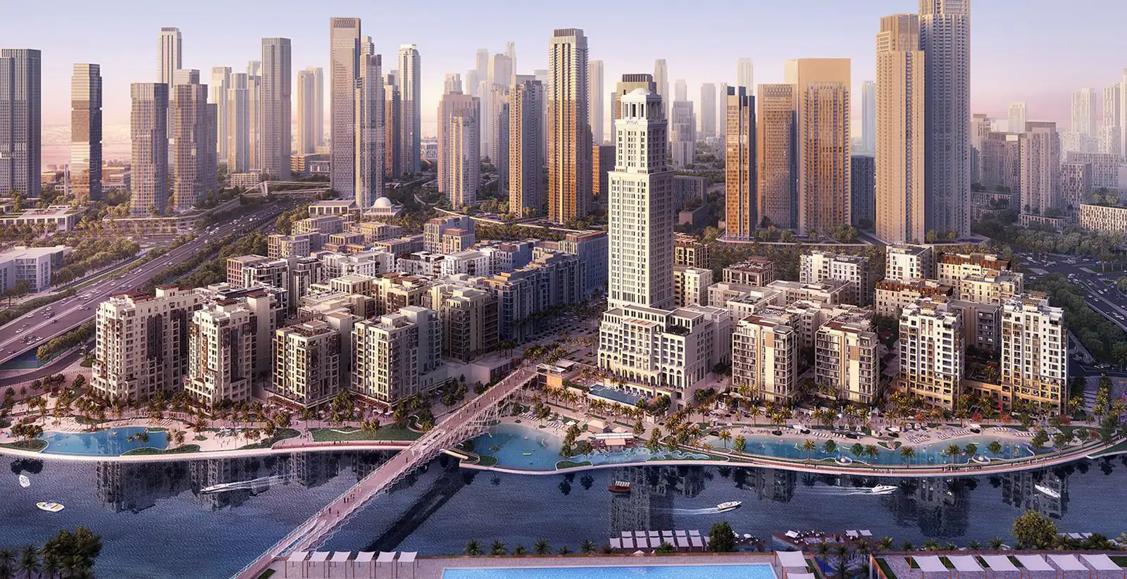 Developer render of Savanna at Dubai Creek Harbour, an Emaar project in Dubai Creek Harbour.