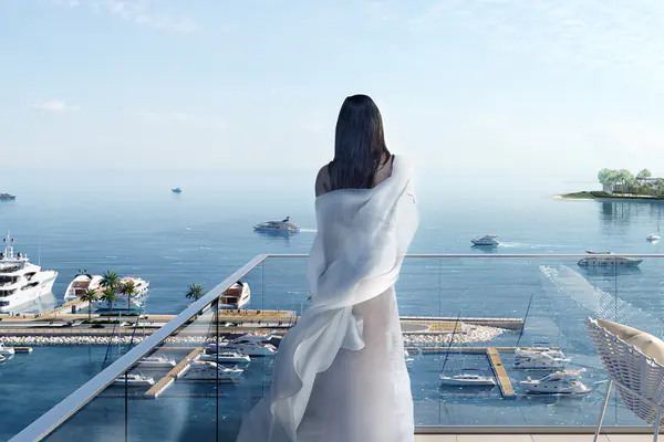 Developer render of Seascape at Rashid Yachts & Marina, an Emaar project in Rashid Yachts & Marina.