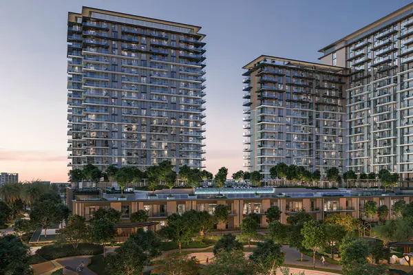 Developer render of Vida Residences Hillside at Dubai Hills Estate, an Emaar project in Dubai Hills Estate.