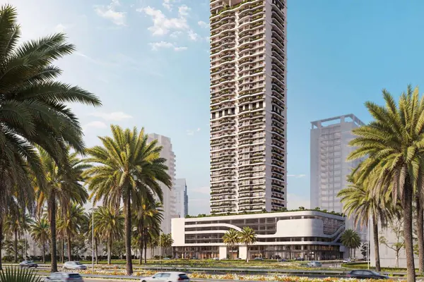 Developer render of Alta View Skyhomes, an Object 1 project in Jumeirah Village Circle.