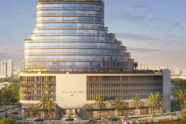 Developer render of ELAR1S Axis, an Object 1 project in Jumeirah Village Triangle.