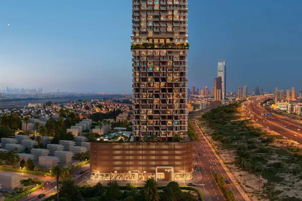 Developer render of ELAR1S Sky, an Object 1 project in Jumeirah Village Triangle.