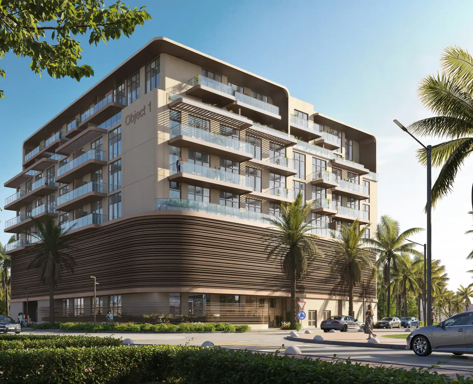 Developer render of Silviana Park Living, an Object 1 project in Jumeirah Village Triangle.