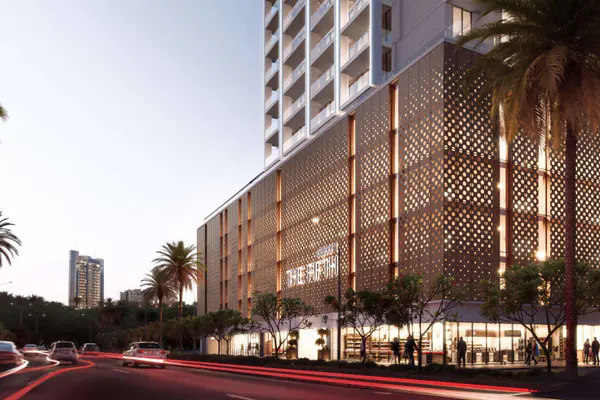 Developer render of The Fifth Tower, an Object 1 project in Jumeirah Village Circle.