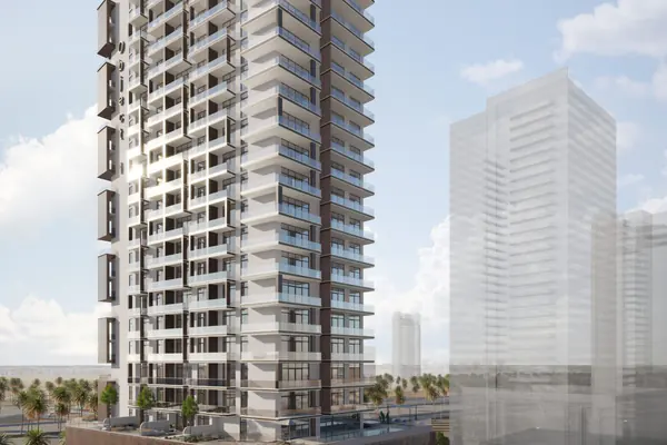Developer render of W1nner Tower, an Object 1 project in Jumeirah Village Triangle.
