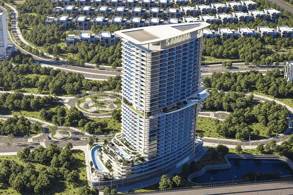 Developer render of SAMANA Barari Heights, a Samana project in Majan.