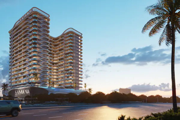 Developer render of SAMANA Boulevard Heights, a Samana project in Dubailand.