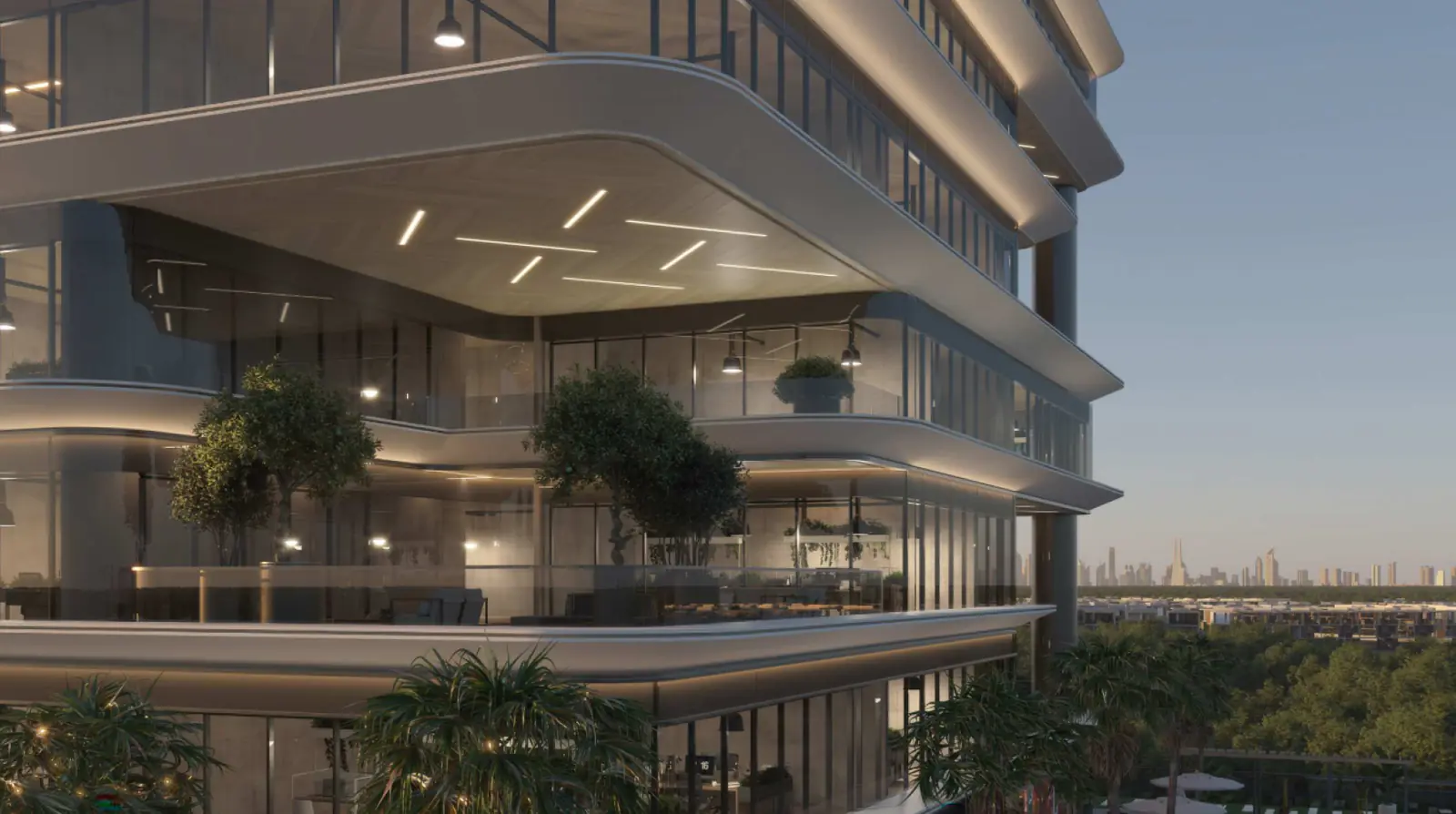 Developer render of SAMANA Business Park, a Samana project in Majan.