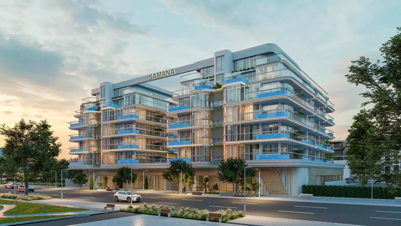 Developer render of SAMANA Rome, a Samana project in Meydan.