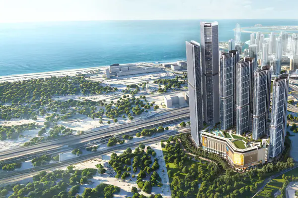 Developer render of The Mirage, a Sobha project in Sobha Central.