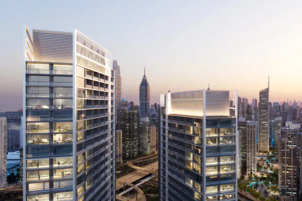 Developer render of The Serene, a Sobha project in Sobha Central.