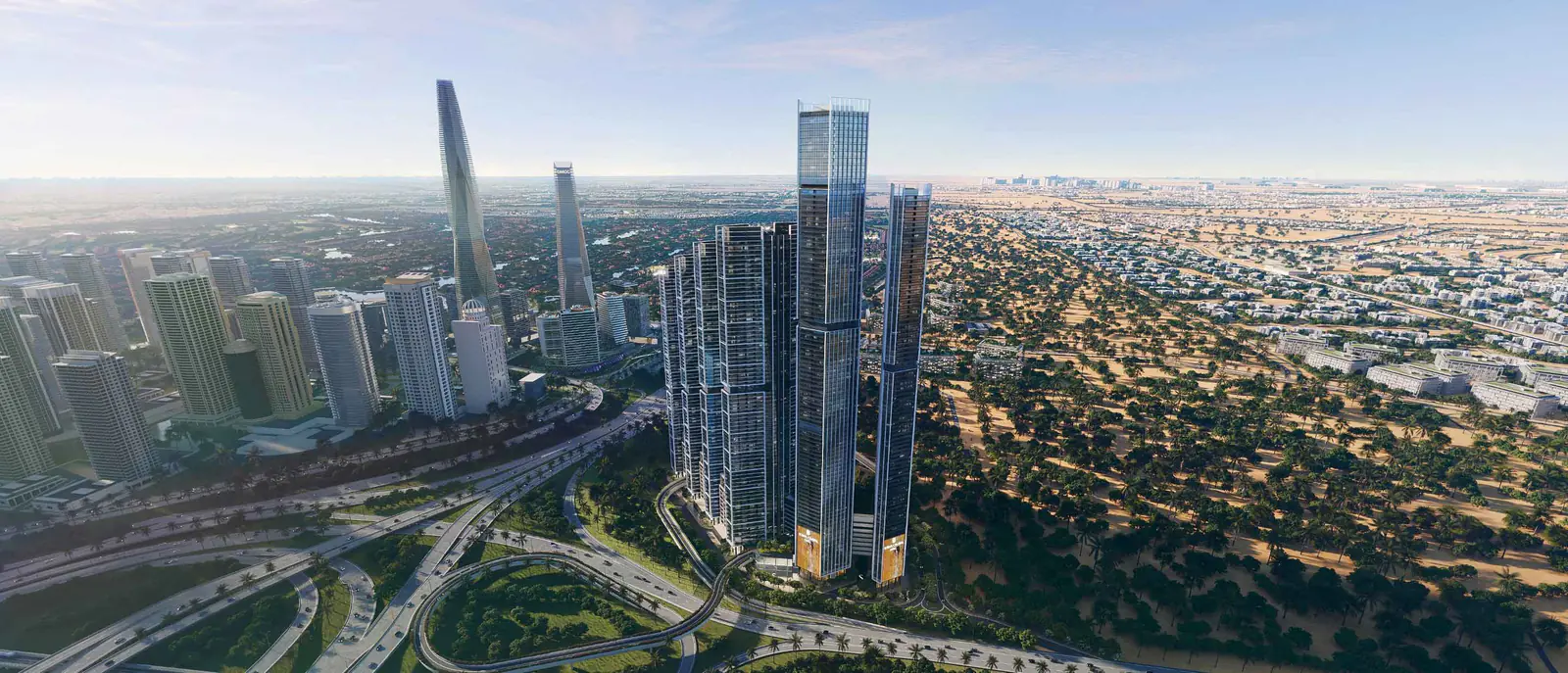 Developer render of The Tranquil, a Sobha project in Sobha Central.